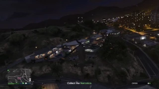 Grand Theft Auto V epic chopper jump into the pool