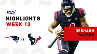 Deshaun Watson Puts on a Show vs. Patriots! | NFL 2019 Highlights