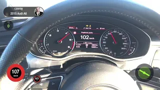 Audi A6 C7 BiTDi 326HP 650Nm - STAGE 1 ACCELERATION 0-100KM/H