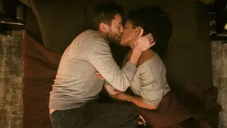 New Amsterdam 4x15 Phone call kiss - Max and Helen