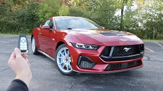 2024 Ford Mustang GT Premium: Start Up, Exhaust, Walkaround, Test Drive and Review