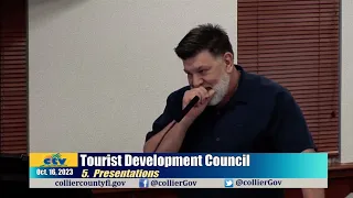 Sizzle Dining at the Collier County, Tourist Development Council Meeting, October 16, 2023 ￼