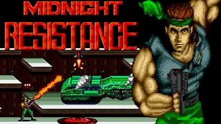 Midnight Resistance (MD · Sega Mega Drive) video game port | full game session 💥🪖🎮