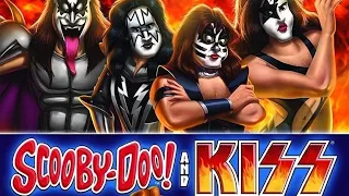 painting scene/Scooby-doo and KISS rock and Rool mystery