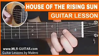 The Animals - House Of The Rising Sun Guitar Tutorial