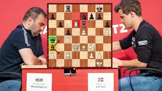 Nejlepší hráč všech dob | Magnus Carlsen x Šachrijar Mamedjarov | Lekce mistra světa | pěkná partie