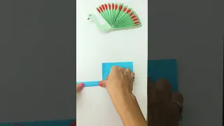 How to Make a Paper Peacock - Origami Peacock Easy #shorts