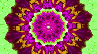 10 Hour - VJ LOOP NEON Mandala relaxing Background- live wallpaper windows11 - Motion 4k Screensaver