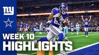 New York Giants vs. Dallas Cowboys Highlights | 2023 Regular Season Week 10