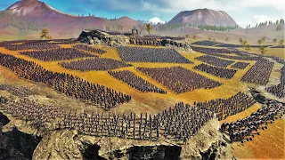 100.000 Rohan, Gondor & Lindon Vs 50.000 MORDOR ARMY - Epic Fantasy Battle Simulator