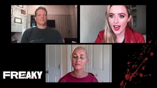 Freaky Michelle Sylvester, Vince Vaughn and Kathryn Newton Interview || #SocialNews.XYZ