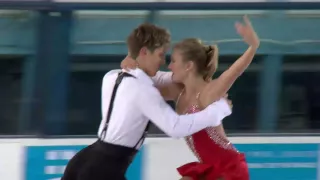 2016  ISU Junior Grand Prix - St. Gervais - Short Dance Christina CARREIRA / Anthony PONOMARENKO USA