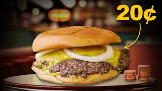 Así Eran las HAMBURGUESAS Hace 80 Años | JohnJohnBurger