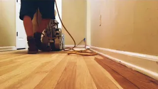 Refinishing hardwood floors Sanding wood floors