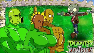 Plantas Contra All Pea Plants Silver And Pvz Battlez : New RAINBOW FRIENDS 3(Cartoon Animation)