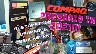 Testing a Compaq Presario Desktop PC in 2021! - Upgrades, Benchmarks, Gaming and MORE!