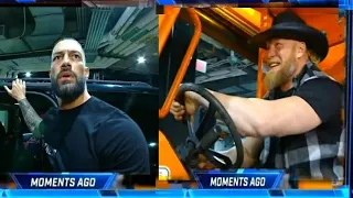 Brock Lesnar crashed and destroys Roman Reigns' Car , Part 2 Smackdown, Mar 18, 2022