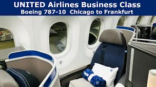 UNITED Airlines Business Class - Boeing 787-10 - Chicago to Frankfurt