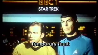 16 January 1985 BBC1 - Star Trek ... error & Temporary Fault