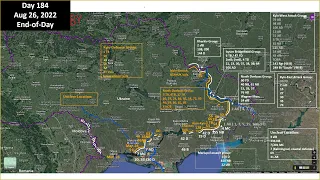 Ukraine: military situation update with maps, August 26, 2022