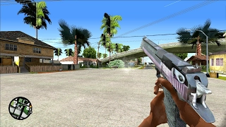 GTA San Andreas (PC) - All Weapons in First Person Mode
