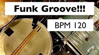 Drum Track   Funk Drum  Shuffle Beat A    BPM 120   Drum Loop