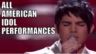 Adam Lambert's American Idol Performances