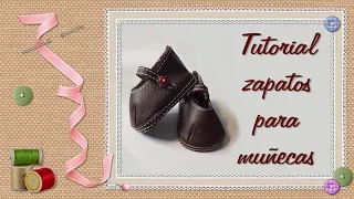 Tutorial zapatos para muñecas / Doll shoes tutorial