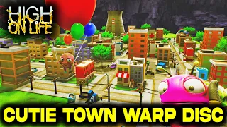 Cutie Town Warp Disc Challenge in High On Life | How to Complete Cutie Town Warp Disc