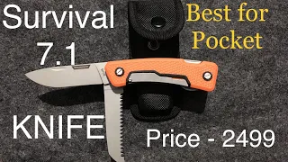 Top Best 7.1 Multitool Survival Knife DECALTHON INDIA 🇮🇳 Part-2 Review