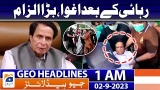 Geo Headlines 1 AM | Islamabad police arrest Parvez Elahi | 2nd September 2023