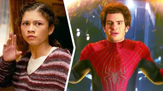 Zendaya improvised this Spider-man scene with Andrew Garfield #shorts