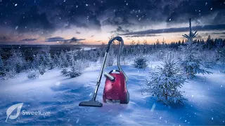 Vacuum Cleaner on a Blizzard Storm Sound   ''White Noise'' Sound for Sleep, Study & Relax