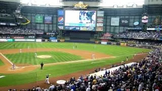 Roll out the barrel, it's the 7th inning polka at Miller Park.