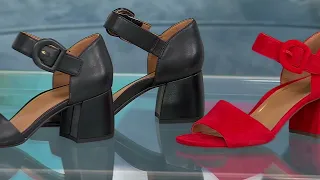 Vionic Leather or Suede Heeled Sandals - Chardonnay on QVC