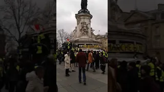 Manif Gilets jaunes. Paris. 2 fév 2019.