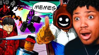 ROBLOX Strongest Battlegrounds Funny Moments 2 (Buur Memes Reaction)