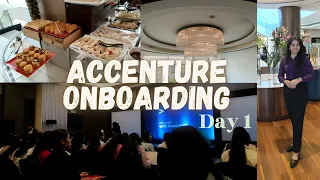 First Day at @Accenture Onboarding!! || Day 1 at Accenture || Being Ananya