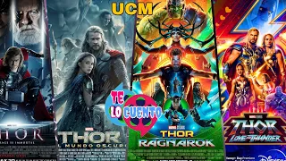 Todas las  Películas de Thor en 1 Video / Resumen en 20 Minutos/ Te lo Cuento