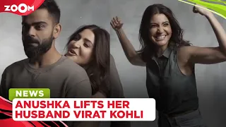 Anushka Sharma lifts husband Virat Kohli; Indian skipper says 'O Teri' in shock