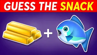 Guess the Snack by Emoji 🍟 | Emoji Quiz Challenge 2024