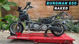 Suzuki Burgman 650 Naked! What's inside?! | Mitch's Scooter Stuff
