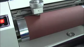 Rubber abrasion test equipment video