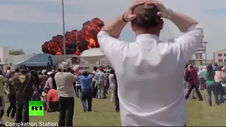 Real Life Plane Crashes caught on camera compilation