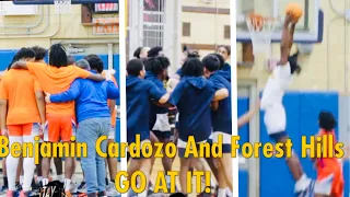 Benjamin Cardozo And Forest Hills GO AT IT! Brandon Sun Drops 25 Points!