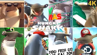 HAMMERHEAD SHARK ALL TRAILER & MOVIE THROUGH THE YEARS!!! (2010 - 2022) - HUNGRY SHARK EVOLUTION 4K