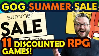 👽 GOG SUMMER SALE 2022! - 11 Great Discounted RPG Games! 👾