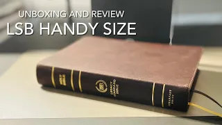 Legacy Standard Bible: Handy Size Unboxing and Review!