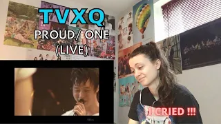 Reaction to TVXQ 'PROUD' and 'ONE' (LIVE)