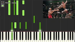 Bloodsport music theme - How to play on piano